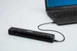 Epson Workforce ES-60W Wireless Mobile Scanner; Scan anywhere Small, lightweight design USB cable or integrated battery power Scan up to 300 pages between battery charges; fast scanning speeds At up to 4 seconds per page (8.5ppm); Simplify your workload continuous scanning with automatic feed mode; Includes new ScanSmart software; One keypress, RGB colour dropout, Skip blank page, Warranty 2 Year Carry-In - Image 4
