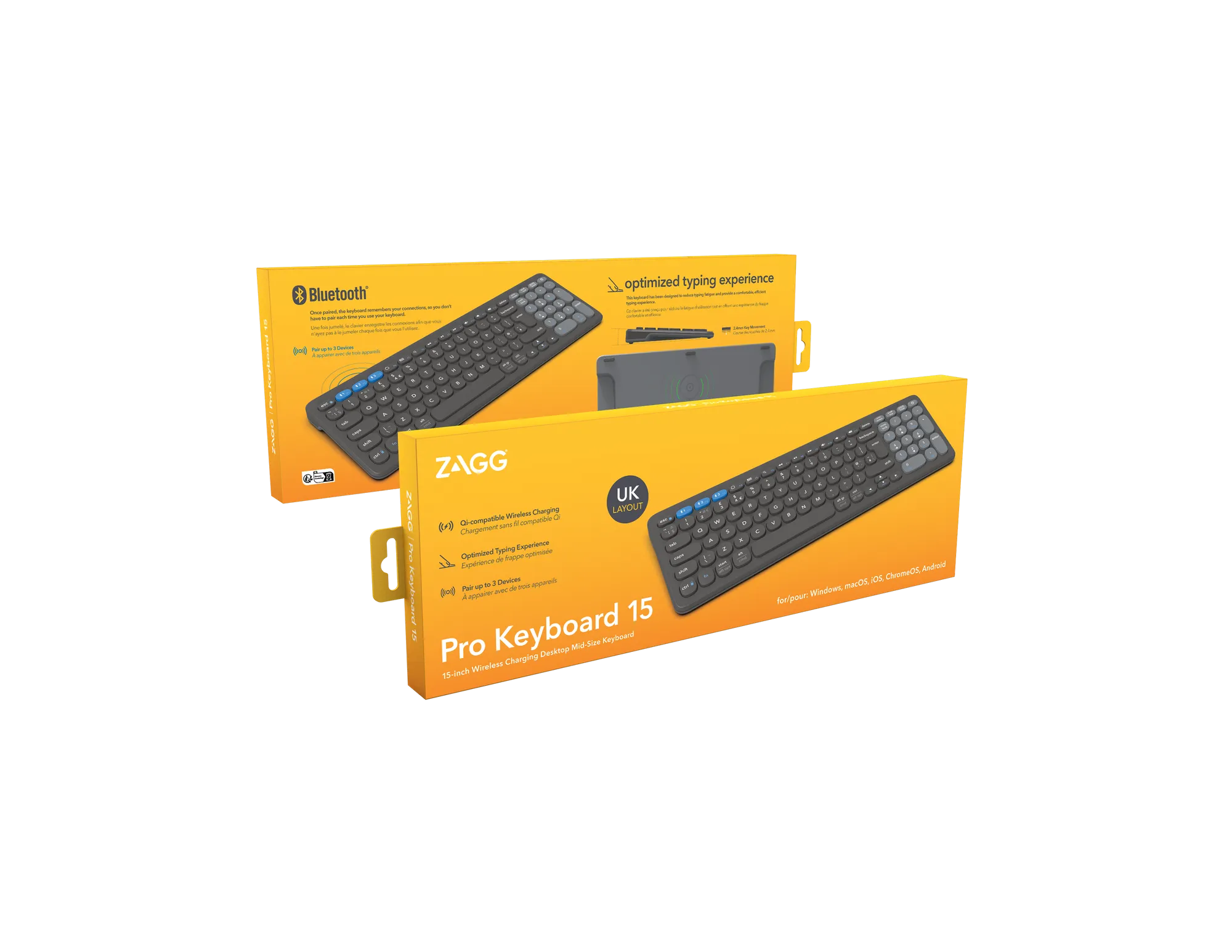 f1fb6c56214640887a52c6d88d6f81af ZAGG Pro Keyboard Mid Size-Charcoal-UK 15'' - Image 1