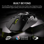 Corsair SABRE V2 PRO Magnesium Alloy Wireless Gaming Mouse 33 000 DPI Black - Image 3