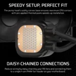 Corsair Nautilus 240mm CPU Liquid Cooler Black - Image 7