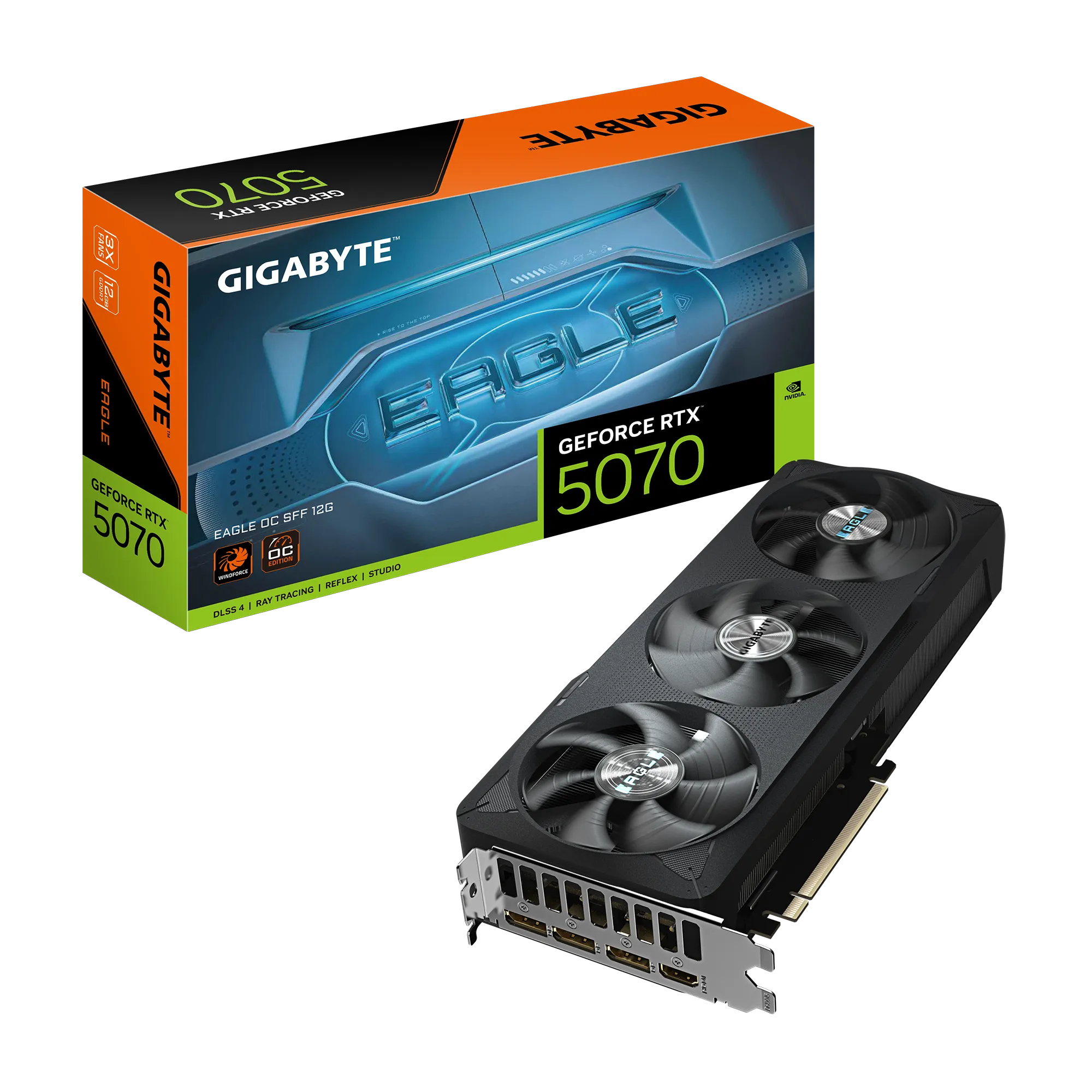 GIGABYTE nVidia GeForce RTX™ 5070 EAGLE OC SFF - 12GB GDDR7 HDMIx1/DPx3