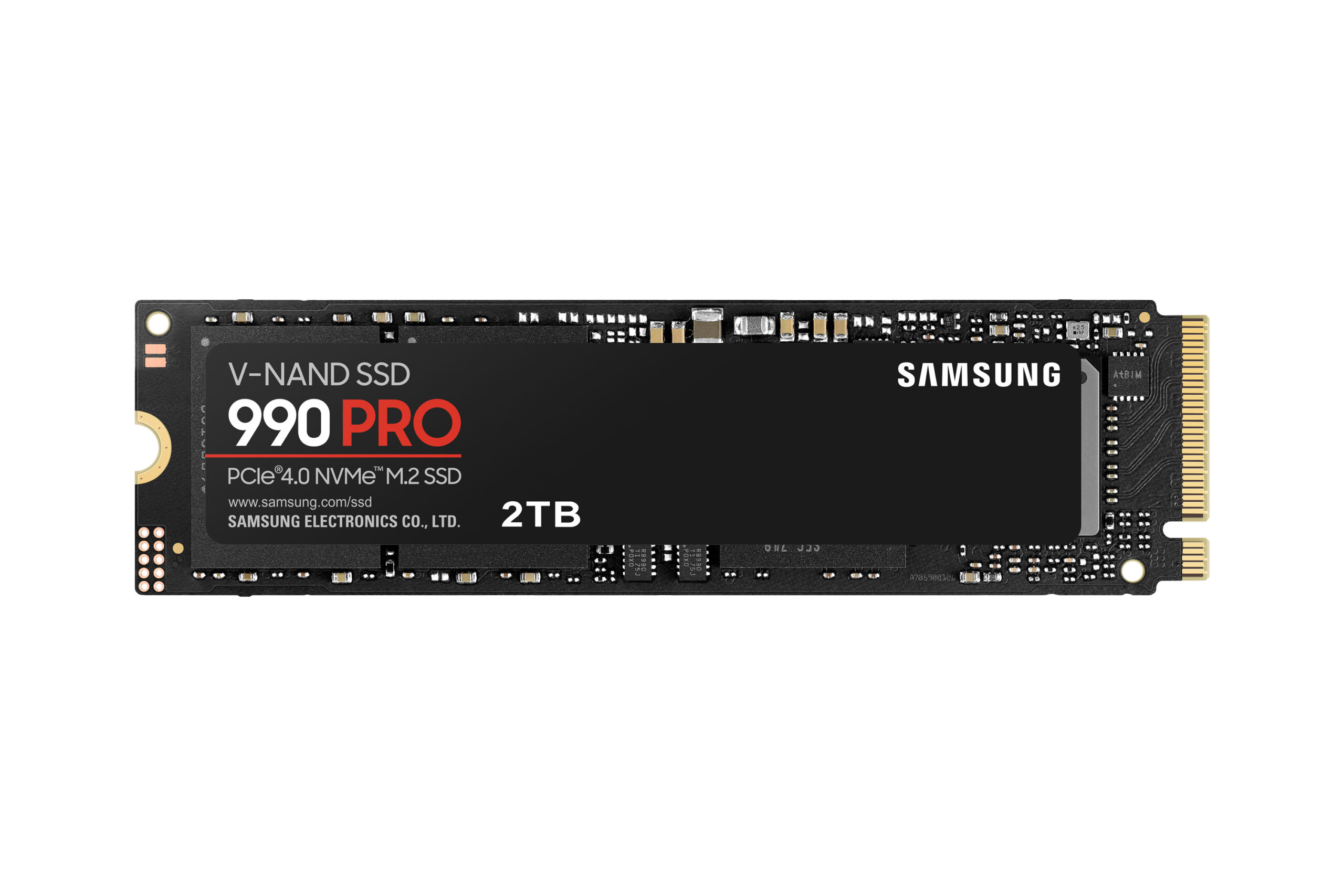 SAMSUNG MZ-V9P2T0BW 990 PRO 2 TB NVMe SSD – Read Speed up to 7450 MB/s, Write Speed to up 6900 MB/s, Random Read up to 1400000 IOPS, Random Write up to 1550000 IOPS;PCIe 4.0 x4, NVMe 2.0; V-Nand 3bit MLC; In-house controller; 2GB Low Power DDR4, 1200TBW SAMSUNG MZ-V9P2T0BW 990 PRO 2 TB NVMe SSD - Read Speed up to 7450 MB/s, Write Speed to up 6900 MB/s, Random Read up to 1400000 IOPS, Random Write up to 1550000 IOPS;PCIe 4.0 x4, NVMe 2.0; V-Nand 3bit MLC; In-house controller; 2GB Low Power DDR4, 1200TBW - Image 1