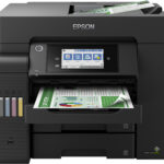 Epson EcoTank L6550 4-in-1 with WiFi, WiFi-Direct and Ethernet; - 32ppm Mono 22ppm Colour A4 Print Scan Copy Fax USB Wi-Fi/Wi-FiDirect Ethernet AutoDuplexPrint&Scan Rear Paper Feeder & Tray Paper Feeder 2 Trays ADF Scanner (incl 1 set of ink bottles), 17.5 kg, Recommended Duty Cycle 800 - 2000 pages per month, Compatible Paper Weight 64 g/m² - 255 g/m² . Warranty 12 Month Carry-in, 200 000 pages