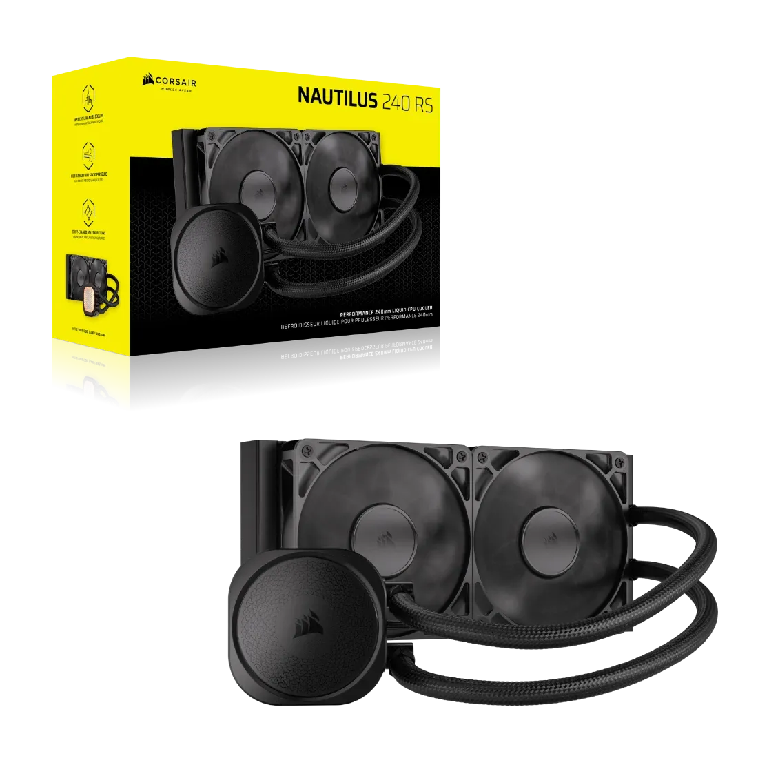 Corsair Nautilus 240mm CPU Liquid Cooler Black