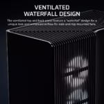 FRAME 4500X LX-R RGB LINK Panoramic Glass Mid-Tower PC Case 4x 2.5" , 2x 3.5" Drive Bays Fan layout: Front 3x 120mm (Incl)/2x 140mm/2x 200mm, Radiator tray 3x 120mm/2x 140mm, Rear 1x 120mm/2x140mm, Bottom: 2x 120mm, Top 3x120mm/2x140mm iCUE LINK System Hub included for full digital control of connected devices (1x) USB 3.2 Gen 2 Type-C, (2x) USB 3.2 Gen 1 Type-A, (1x) Audio in/out Mini-ITX, Micro-ATX, ATX, E-ATX Colour: Black