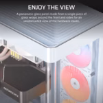 FRAME 4500X RS-R ARGB Panoramic Glass Mid-Tower PC Case 4x 2.5" , 2x 3.5" Drive Bays Fan layout: Front 3x 120mm (Incl)/2x 140mm/2x 200mm, Radiator tray 3x 120mm/2x 140mm, Rear 1x 120mm/2x140mm, Bottom: 2x 120mm, Top 3x120mm/2x140mm (1x) USB 3.2 Gen 2 Type-C, (2x) USB 3.2 Gen 1 Type-A, (1x) Audio in/out Mini-ITX, Micro-ATX, ATX, E-ATX Colour: White - Image 10