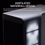 FRAME 4500X RS-R ARGB Panoramic Glass Mid-Tower PC Case 4x 2.5" , 2x 3.5" Drive Bays Fan layout: Front 3x 120mm (Incl)/2x 140mm/2x 200mm, Radiator tray 3x 120mm/2x 140mm, Rear 1x 120mm/2x140mm, Bottom: 2x 120mm, Top 3x120mm/2x140mm (1x) USB 3.2 Gen 2 Type-C, (2x) USB 3.2 Gen 1 Type-A, (1x) Audio in/out Mini-ITX, Micro-ATX, ATX, E-ATX Colour: White - Image 11