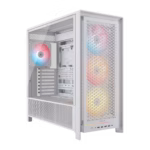 FRAME 5000D RS ARGB Mid-Tower PC Case 2x 2.5" , 1x 3.5" Drive Bays Fan layout: Front: 3x120mm (Incl)/3x 140mm/2x 200mmRadiator tray 3x 120mm/2x 140mm, Rear 1x 120mm (Incl)/1x140mm, Bottom: 3x 120mm/1x140mm, Top 3x120mm/2x140mm (1x) USB 3.2 Gen 2 Type-C, (4x) USB 3.2 Gen 1 Type-A, (1x) Audio in/out Mini-ITX, Micro-ATX, ATX, E-ATX Colour: White - Image 16