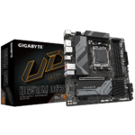 GIGABYTE B650M DS3H - AMD B650 Chipset: Socket AM5, Support AMD Ryzen™ 7000 Series Processors Memory : 4x DDR5 DIMM Slots (128GB Max / 6400MHz) Expansion Slots : 1x PCI-Express 4.0 (x16 Speed), 1x PCI-Express 3.0 (x1 Speed) Storage and USB : 4x SATA 3 (6 Gb/s), 2x M.2 Socket 3 Connector, Supports RAID 0,1,10, 2x USB Type C (1x Back, 1x Cable), 5x USB 3.2 Ports (3x Back, 2x Cable), 8x USB2.0 Ports (4x Back, 4x Cable) Misc. : 7.1 Channel High Definition Audio, 1x Realtek 2.5 GBE Lan (2.5 Gbit/1 Gbit/100 Mbit) Rear IO Panel Display Ports Available: 1x HDMI, 2x DP