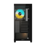 Gigabyte C500 PANORAMIC STEALTH PC Case - Supports rear connector motherboards 2 x 3.5'' / 1 x 2.5' Fan layout:Top: 120mm x 3 or 140mm x2, Rear: 120mm x 1 or 140mm x1, Bottom 120mm x3, Side 120mm x3. 4x 120mm Fans Included USB 3.1 Gen2 Type-C x1, USB 3.0 x2 Colour: Black Mini ITX / Micro ATX / ATX - Image 6