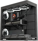 HAVN HS420 Mid Tower Case Right Fan Mount: 4 Storage Bays: 4 x 3.5'' / 8 x 2.5', Cable Management Tray: 1 Storage Bay: 1 x 3.5'' / 2 x 2.5'' Fan layout: Top: 3 x 120 / 3 x 140 mm, Right: 3 x 120 / 3 x 140 mm, Bottom: 3 x 120 / 3 x 140 mm, Rear: 2 x 120 / 2 x 140 mm (Thickness Up to 30 mm) USB 3.2 Gen 2 Type-C x1, USB 3.2 Gen 1 Type-A x2 Colour: Black E-ATX (Max Width 277 mm) / ATX / M-ATX / Mini-ITX - Image 2