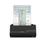 Epson ES-C320W A4 Compact Scanner; Ultra-compact smallest footprint, even while in use; Versatile - Scan passports, receipts, invoices, cards and more; Two-in-one - U-turn pass and straight pass give you two scanners in one; Lower environmental impact made with up to 30% recycled plastic; RGB colour dropout, Skip blank page, A3 stiching, Punch holes removal, Advanced editing, Automatic de-skew, Auto-rotation, Text enhancement, Edge fill, Unsharp Mask (USM); Warranty 1 Year carry-in