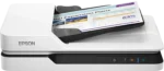 Epson WorkForce DS-1630 flatbed scanner; Smallest footprint in its class; Scan books, bound documents, passports and delicate items; A4, Flatbed & SheetFeed Scanner, 600 dpi x 600 dpi (Horizontal x Vertical), Mono 25ppm / Colour 25ppm, 50 sheets, 1500 page Daily Duty Cycle, 50g-120g Media, USB 3.0, Ethernet Interface (1000 Base-T/ 100-Base TX/ 10-Base-T) (optional), Duplex Scan. What's in the box: Main unit, Power cable, Setup guide, Software (CD), USB cable, Warranty Documents. Warranty 1 Year Carry-in