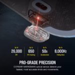 Corsair M75 Lightweight RGB Gaming Mouse; Black; 26000 DPI. - Image 2
