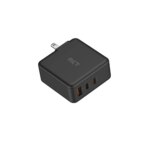 RCT 65W GaN fast charging travel kit - Travel adapter + (EU+UK+SA) Plug and cable - Image 2