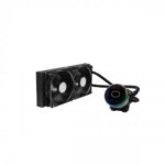 Cooler Master MasterLiquid ML240 Vivid ARGB Cooler With Dual Sickleflow 120mm PWM Fans And 240mm Aluminum Radiator -Black