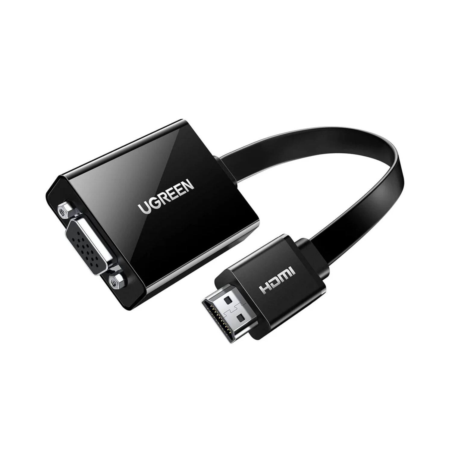 mm103-40248-wr-02 UGREEN HDMI to VGA Converter 25cm (Black) - Image 1