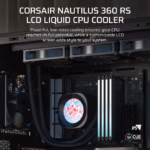 Corsair Nautilus 360mm LCD CPU Liquid Cooler Black - Image 12