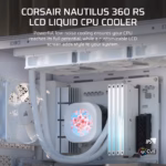 NAUTILUS 360 RS LCD Liquid CPU Cooler – 2.1'' IPS LCD Screen – RS120 Fans – 360mm Radiator – LGA1851/1700 AMD AM5/AM4 - Image 14