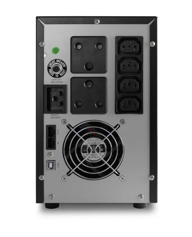 rct-3000vas_f8hd RCT 3000VAS LINE-INTERACTIVE UPS 3000VA/1800W 2 x SA PLUGS - Power cables included - BATTERY 6 MONTH WARRANTY ONLY! - Image 1