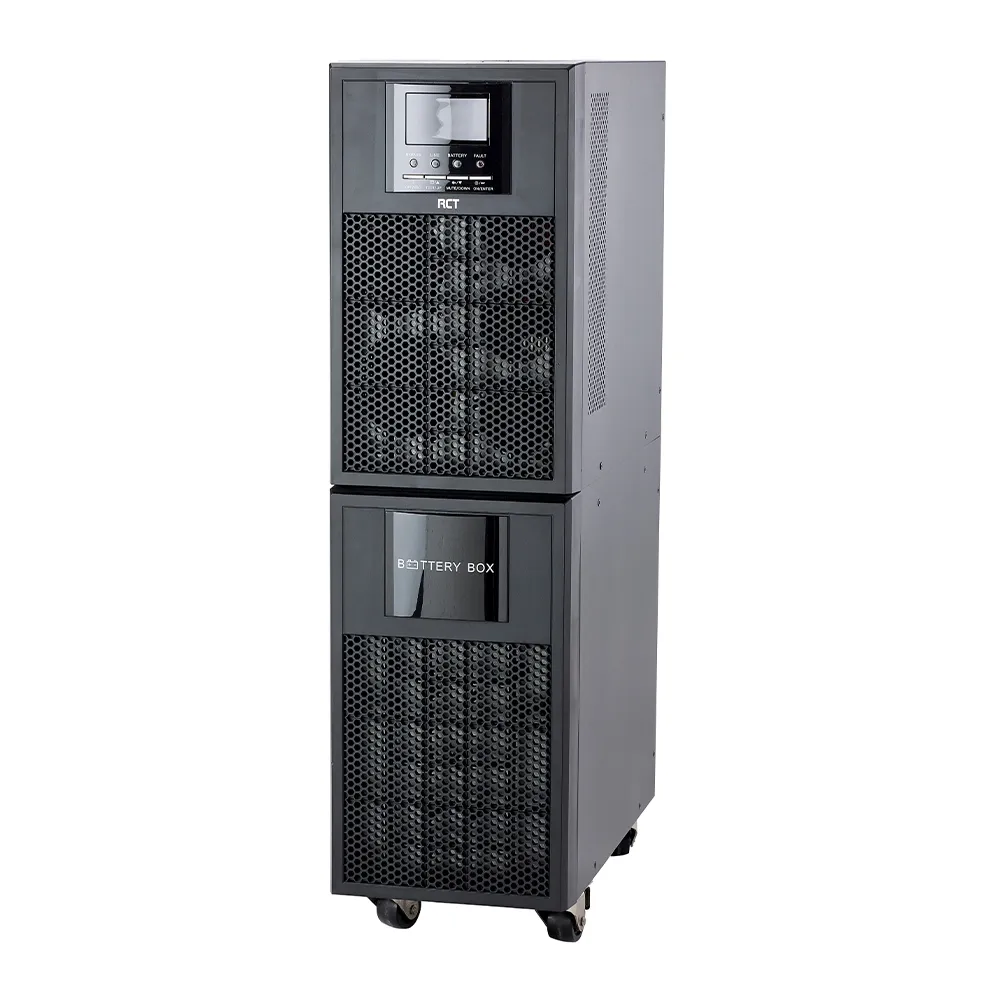 rct-6000-wptu-1 RCT 6000VA/4800W ONLINE TOWER UPS (16x12v/9AH Battery) - BATTERY 6 MONTH WARRANTY ONLY!. - Image 1
