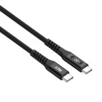 RCT USB-C to USB-C PD 100W (5A) cable; 2m; braided; LED display - Image 4