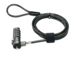 RCT 4 digit notebook security lock; T-Bar/Kensington lock compatible plus adapter kit for notebooks with no slot; 1.5m - Image 2