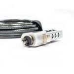 RCT 4 digit 3 in 1 notebook security lock; T-Bar; Nano and Nobel Wedge Lock Slot Compatible;1.8m - Image 2