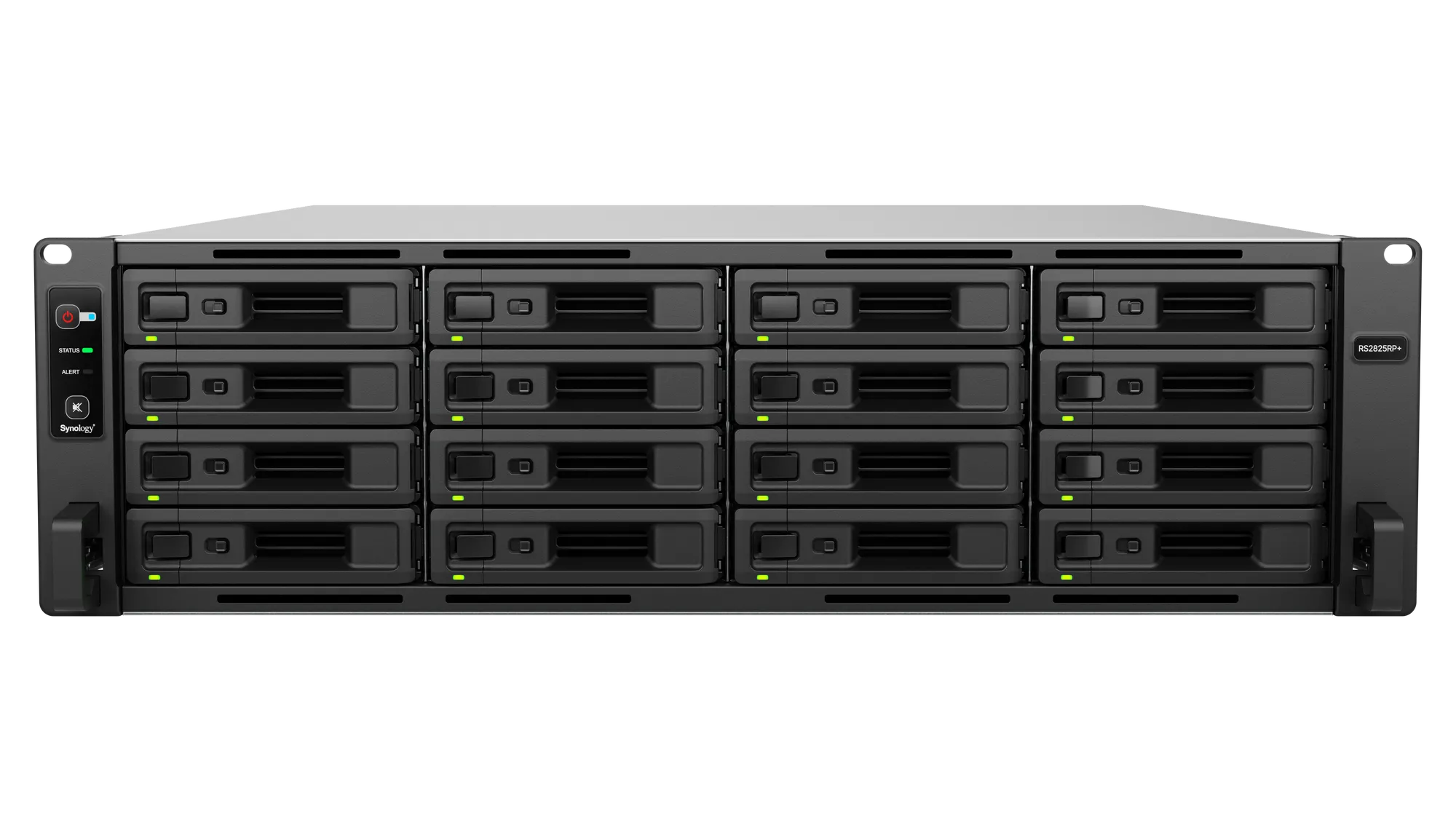 Synology RS2825RP+ 16 Bay RackStation (Expandable to 28 bay) - AMD Ryzen V1780B 4C CPU 8GB DDR4 ECC UDIMM (2 DIMM slots)