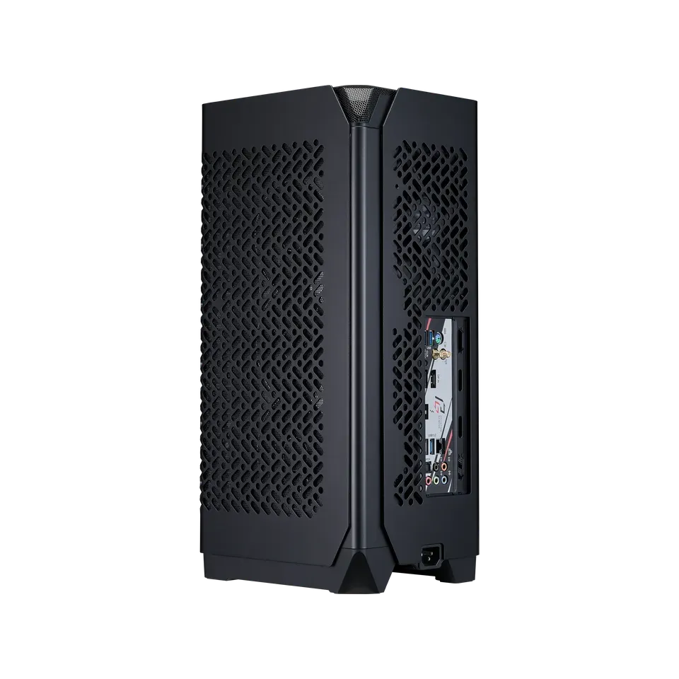 Cooler Master Case NCORE 100 AIR Mini ITX Aluminum Side Panel, 2x USB 3.2 Gen 1 Type-A, 1x USB 3.2 Gen 2x2 Type-C, 1x Audio Combo (Audio In / Out 3.5mm) Pre-installed Fan(s) - Top 120mm CS120 PWM Fan (max. 1200 RPM), Pre-installed Fan(s) - Rear 120mm CS120 PWM Fan (max. 1200 RPM), USB Type-C, 2 Year Warranty Colour: Black