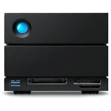 Seagate LaCie STLG16000400 2big Dock Thunderbolt 3; 16TB; Dual Thunderbolt 3 & DP ports for 2x4K or 1x 8K diplays; RAID; USB3.2;