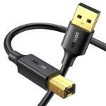 UGREEN USB 2.0 AM to BM Print Cable 1.5m (Black) - Image 2