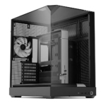 APNX V2 Vision Tower Case 1 x 3.5'' / 3x 2.5' Fan layout:Right-Front: 120mm x 3 or 140mm x 3, Right-Top: 120mm x 3, Bottom: 120mm x 3 or 140mm x 3 or 160mm x 2, Rear: 120mm x 2 or 140mm x 1 Includes 4 fans +1 APNX hub USB3.2 Gen 2×2 Type-C x 1 | USB3.2 Gen 1 Type -A x 2 Colour: Black ATX/Micro ATX/mini-ITX - Image 7
