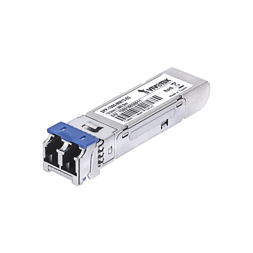 vivotek-sfp-1000-sm13-10i_fcbg Industrial Gigabit Mini GBIC Single Mode 1312nm 10KM; LC Connector - Image 1