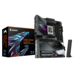 GIGABYTE Z890 AORUS MASTER - Z890 Express Chipset: Socket LGA1851, Supports Intel Core Ultra Processors Memory : 4x Dual Channel DDR5 DIMM Slots (256GB Max ) Expansion Slots : 1x PCI-Express 5.0 (x16 Speed), 1x PCI-Express 4.0 (x4 Speed), 1x PCI-Express 4.0 (x1 Speed) Storage and USB : 4x SATA 6 Gb/s connection, 2x M.2 Gen5, 3x M.2 Gen4, 6x USB 3.2 Gen 1 , 8x USB 2.0 Ports (4x Back, 4x Cable), 3x USB-C, 6 x USB 3.2 Gen 2 Type-A Misc. :1x Marvell® AQtion AQC113C 10GbE LAN chip, Intel® Wi-Fi 7 BE200NGW, BLUETOOTH 5.4 Rear IO Panel Display Ports Available: 2 x USB4® USB Type-C® port, 1x Front HDMI