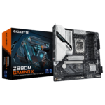 GIGABYTE Z890 GAMING - Z890 Express Chipset: Socket LGA1851, Supports Intel Core Ultra Processors Memory : 4x Dual Channel DDR5 DIMM Slots (256GB Max ) Expansion Slots : 1x PCI-Express 5.0 (x16 Speed), 1x PCI-Express 4.0 (x4 Speed) Storage and USB : 4x SATA 6 Gb/s connection, 1x M.2 Gen5, 2x M.2 Gen4, 5x USB 3.2 Gen 1 (3x Back, 2x Cable), 6x USB 2.0 Ports (2x Back, 4x Cable), 1x USB-C Misc. :1x Realtek® 2.5GbE LAN chip (2.5 Gbps/1 Gbps/100 Mbps) Rear IO Panel Display Ports Available: 2x DP, 1x HDMI - Image 4