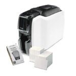 Printer ZC100; Single Sided; UK/EU Cords; USB Only; Windows:CardStudio 2.0 (Standard) application; 200 PVC cards; YMCKO ribbons